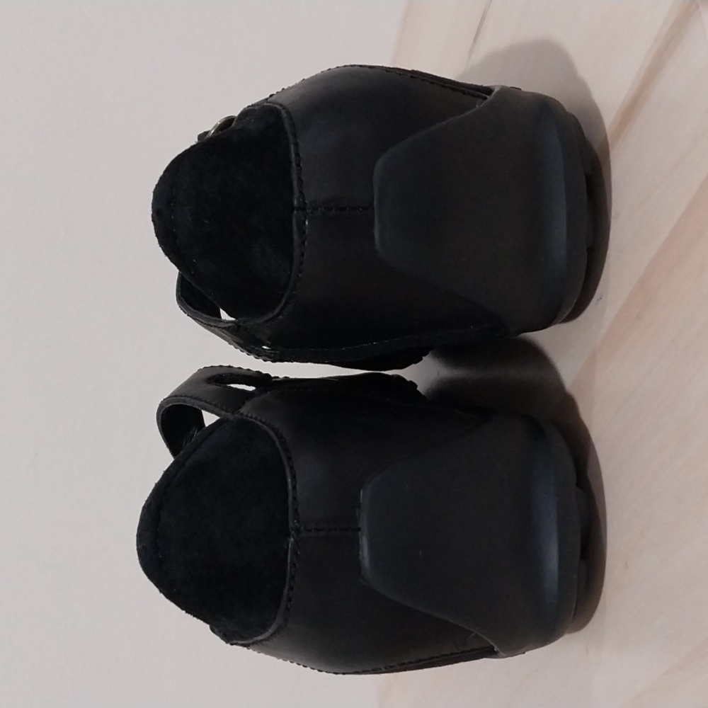Merrell Maryjane Shoes Size 9.5 Plaza Black Suede Wedge Heel Outdoors Camping - Picture 5 of 14